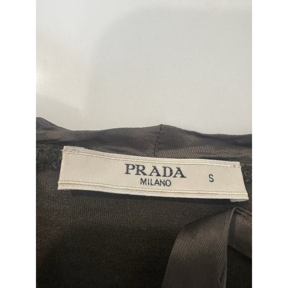 Prada Stunning Women’s Blouse, Sz Medium Green - Picture 2 of 6